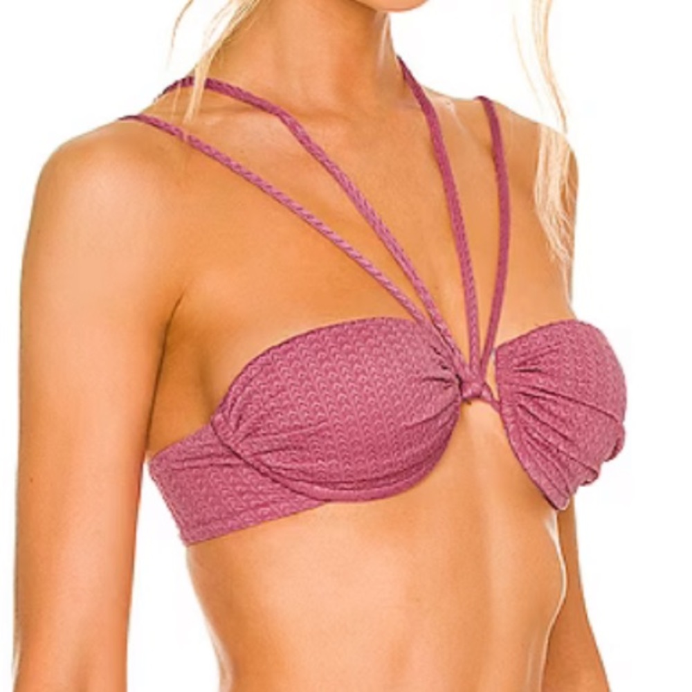 Tularosa Pink Bikini Top - Picture 2 of 7